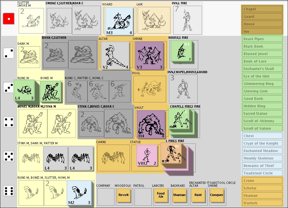 Treasure Setup Card